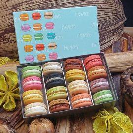 Boîte 16 macarons