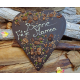 Coeur en mendiant "Bonne fête maman"