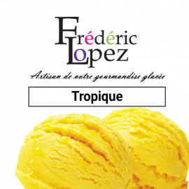 Pot de sorbet tropique