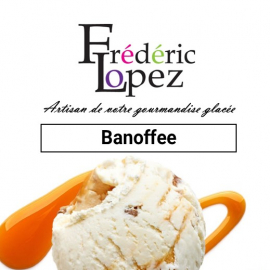 Pot de crème glacée Banoffee