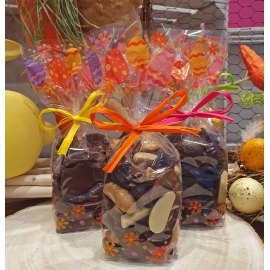 Sachet de friture en chocolat