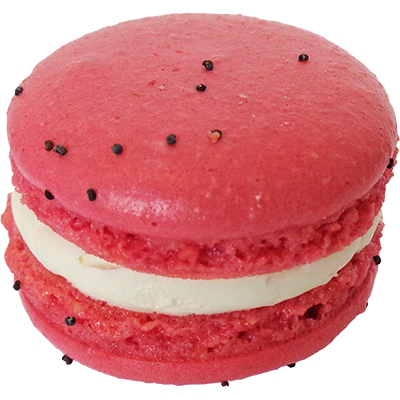 Macaron Coquelicot