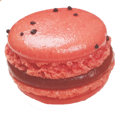 Macaron Fraise Rhubarbe